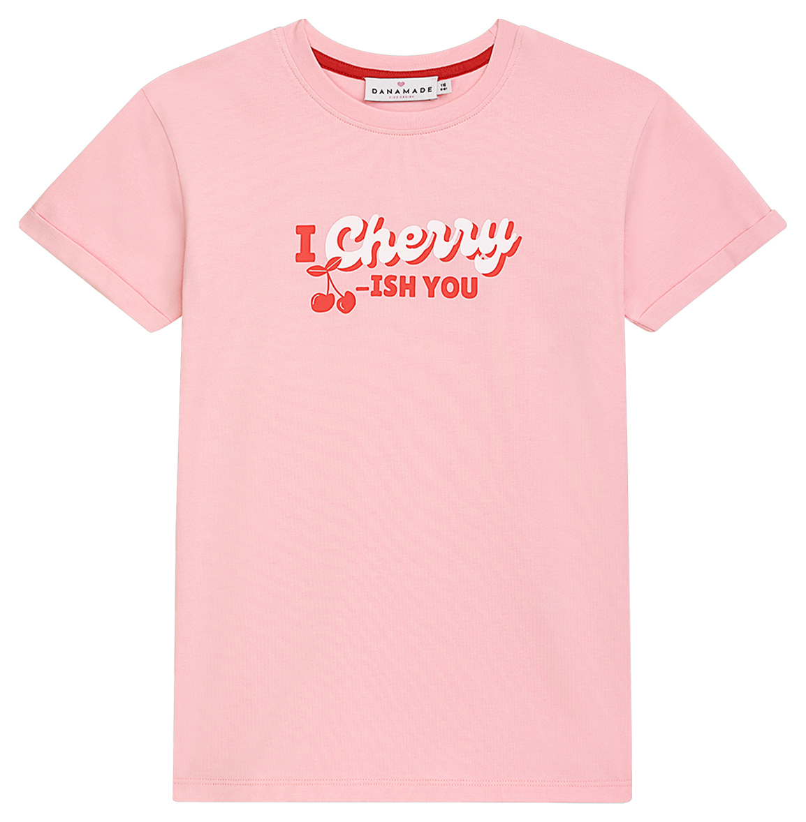 Danamade Kurzarmshirt  Cherry rose