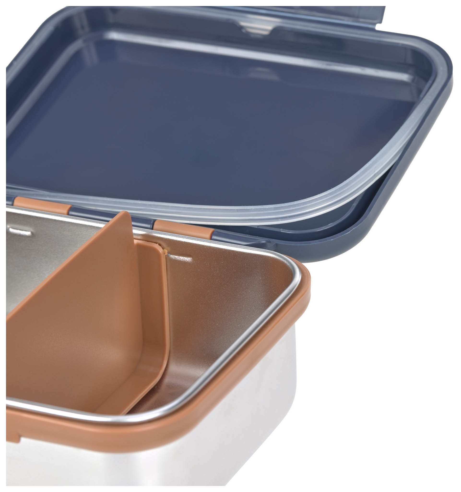 Lässig Lunchbox Stainless Steel Little Gang Smile navy