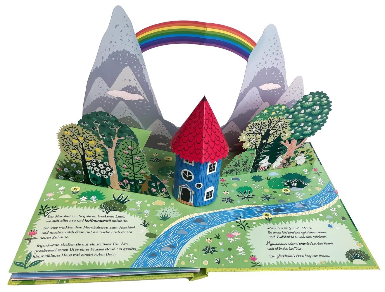 Pop-Up-Buch Mumins finden ein Zuhause