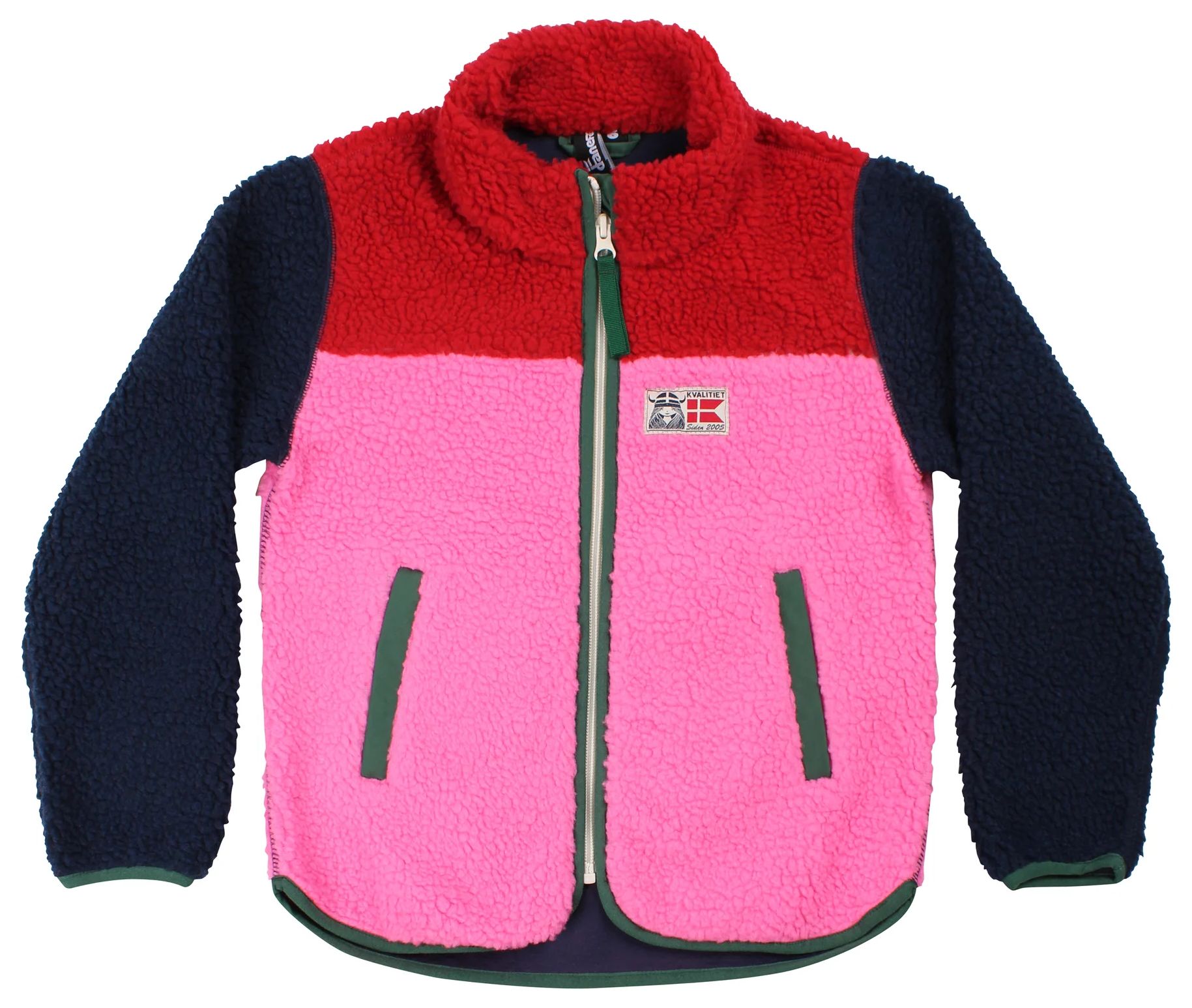Danefae Fleecejacke Danodder Red/Spicy Pink