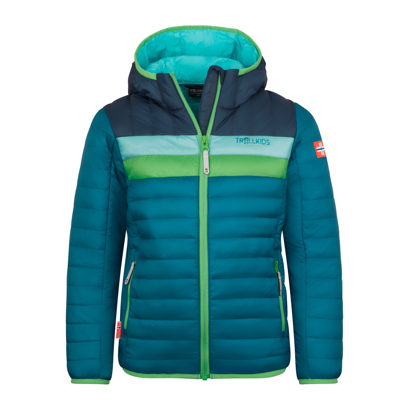 Trollkids Eikefjord Polyfiber Jacke Dark Marine