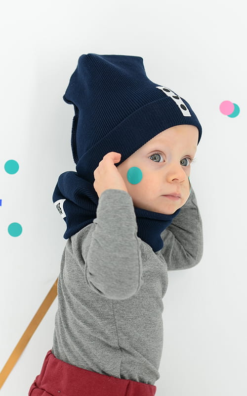 Lamama Beanie Fit navy