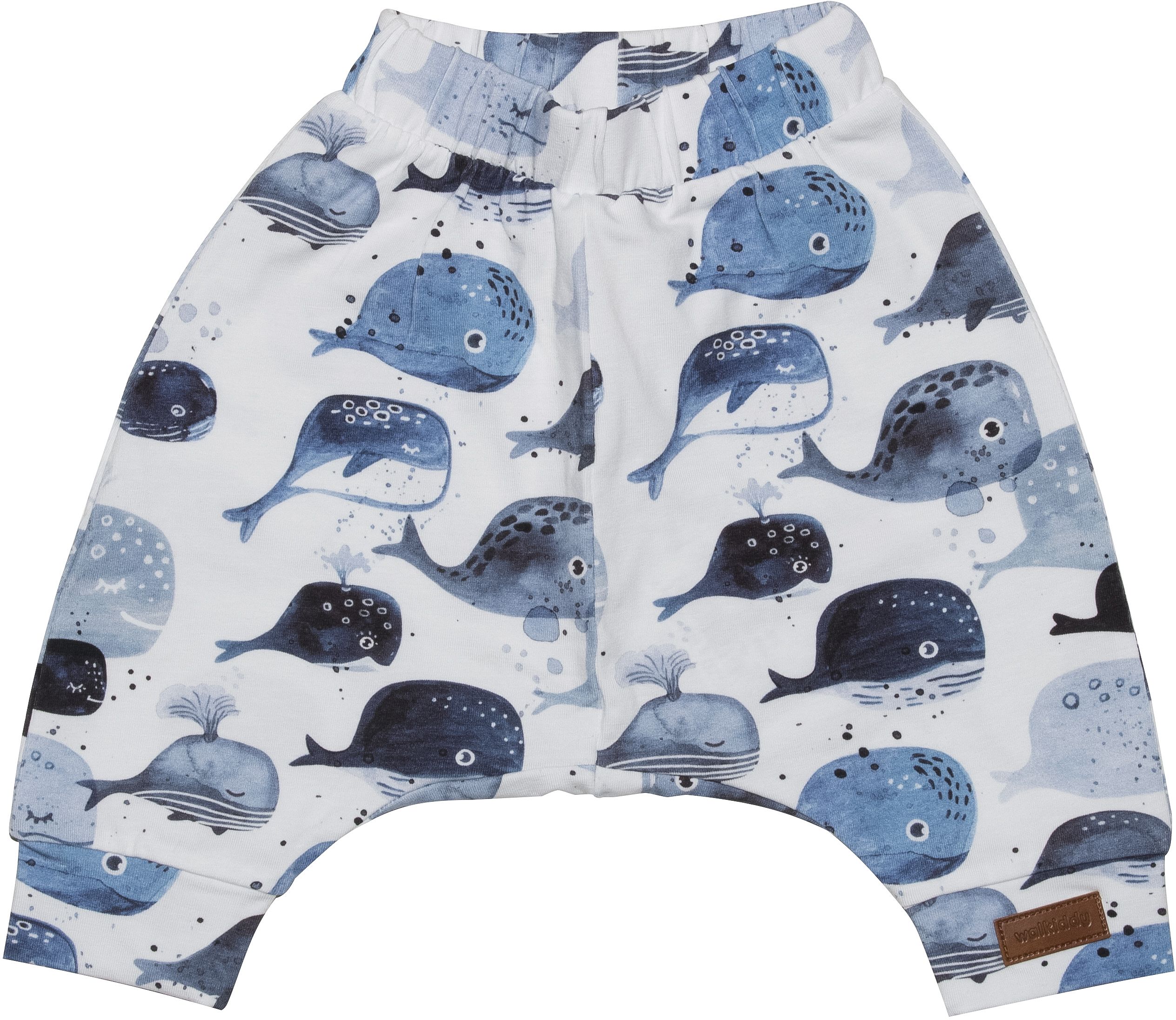 Walkiddy Baby Shorts Whales