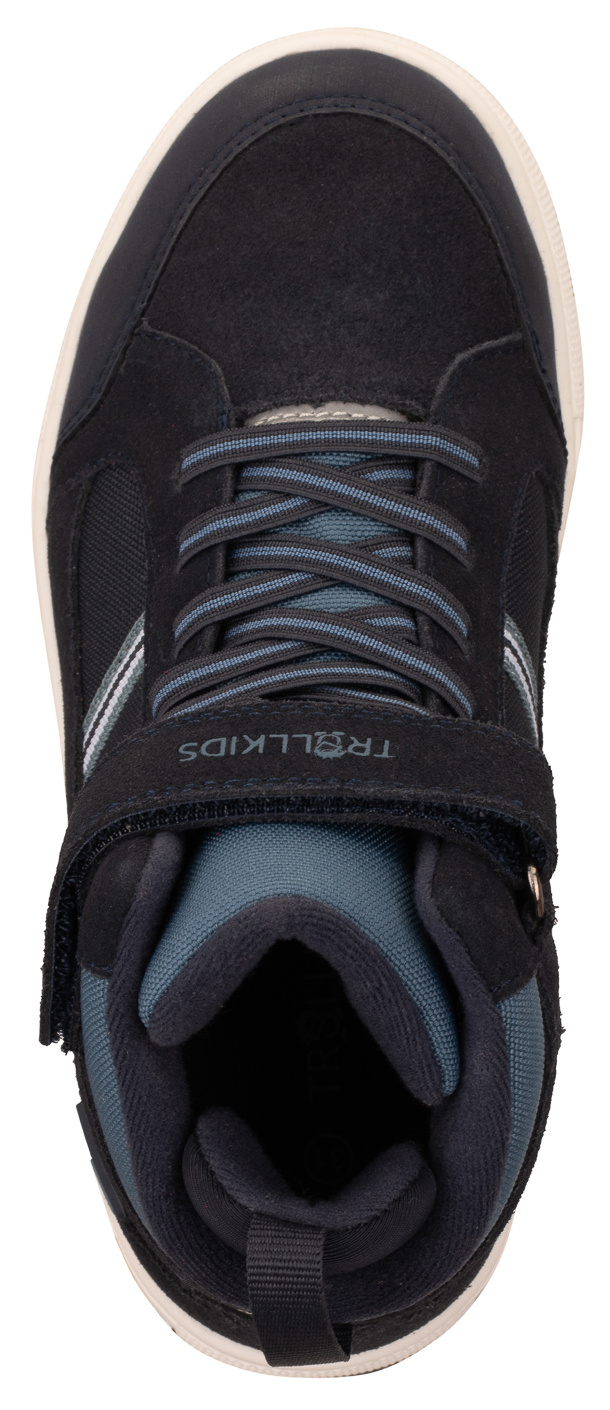 Trollkids Grimstad Mid Cut Tex Schuh Navy