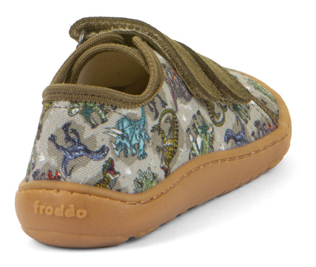 Froddo Barfuß Hausschuhe Canvas Olive
