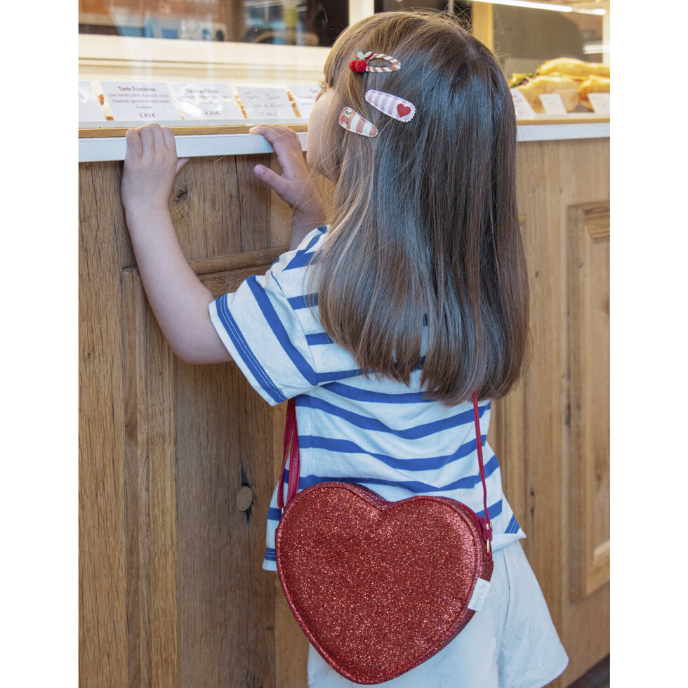 Rockahula Handtasche Love Heart Glitter