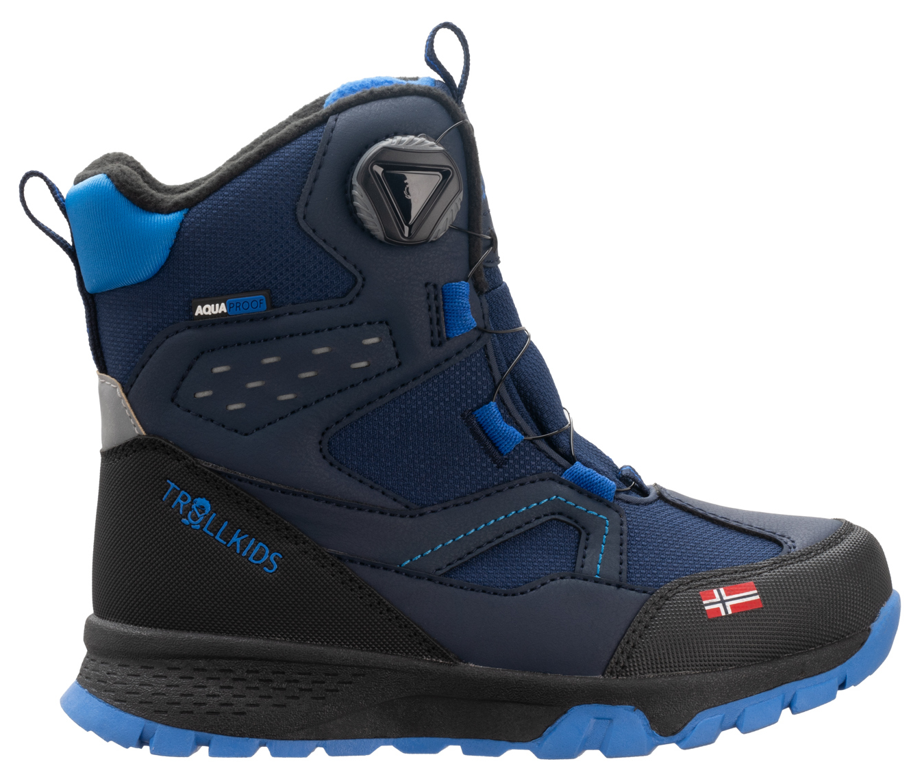 Trollkids Kirkenes Winter Boots Navy /Medium Blue