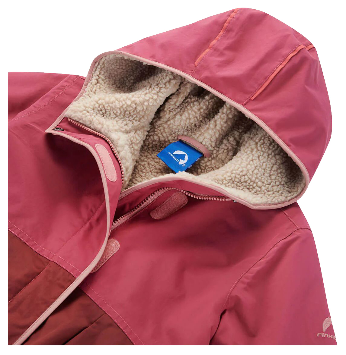 Finkid Girl Wintermantel Aina Mukka Berry/Peach