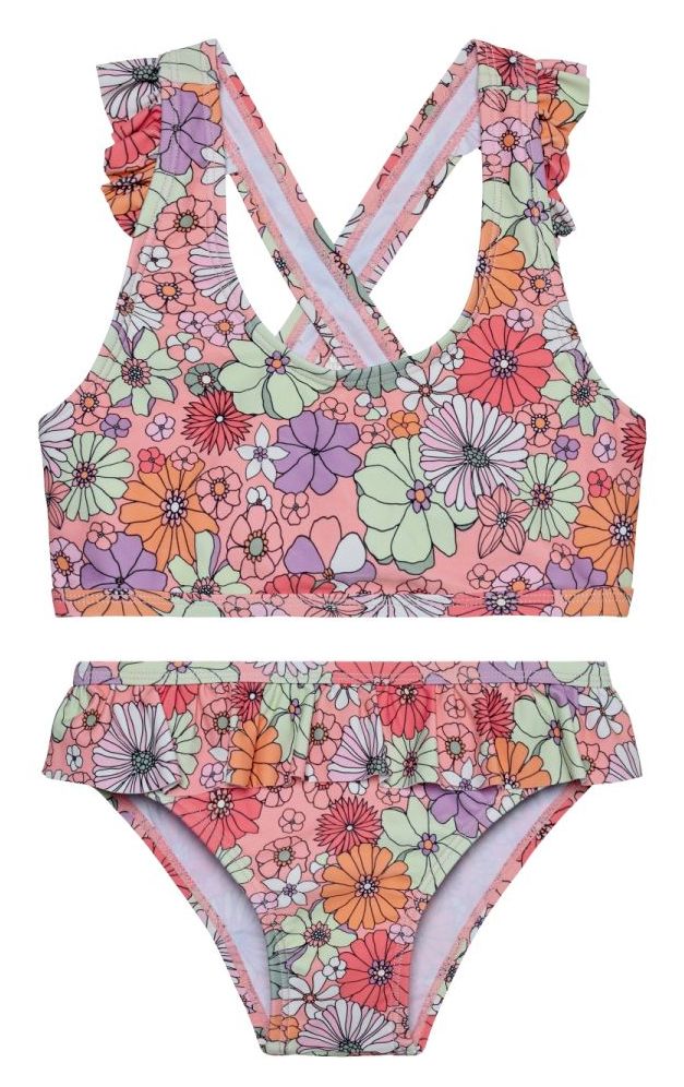 Color Kids Bikini AOP coral blush
