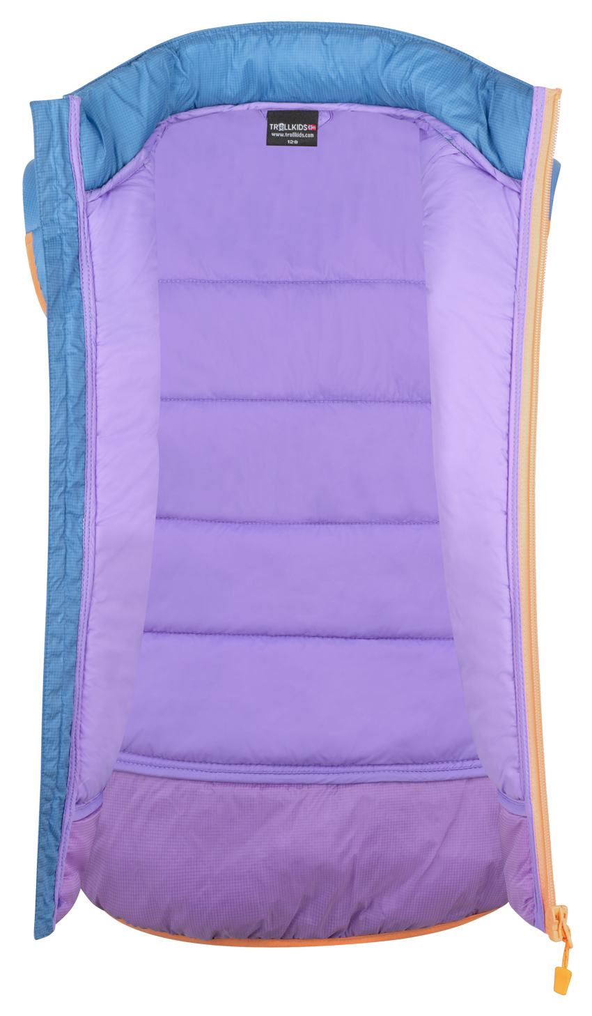 Trollkids Hardanger Vest violet sorbet/cornflower