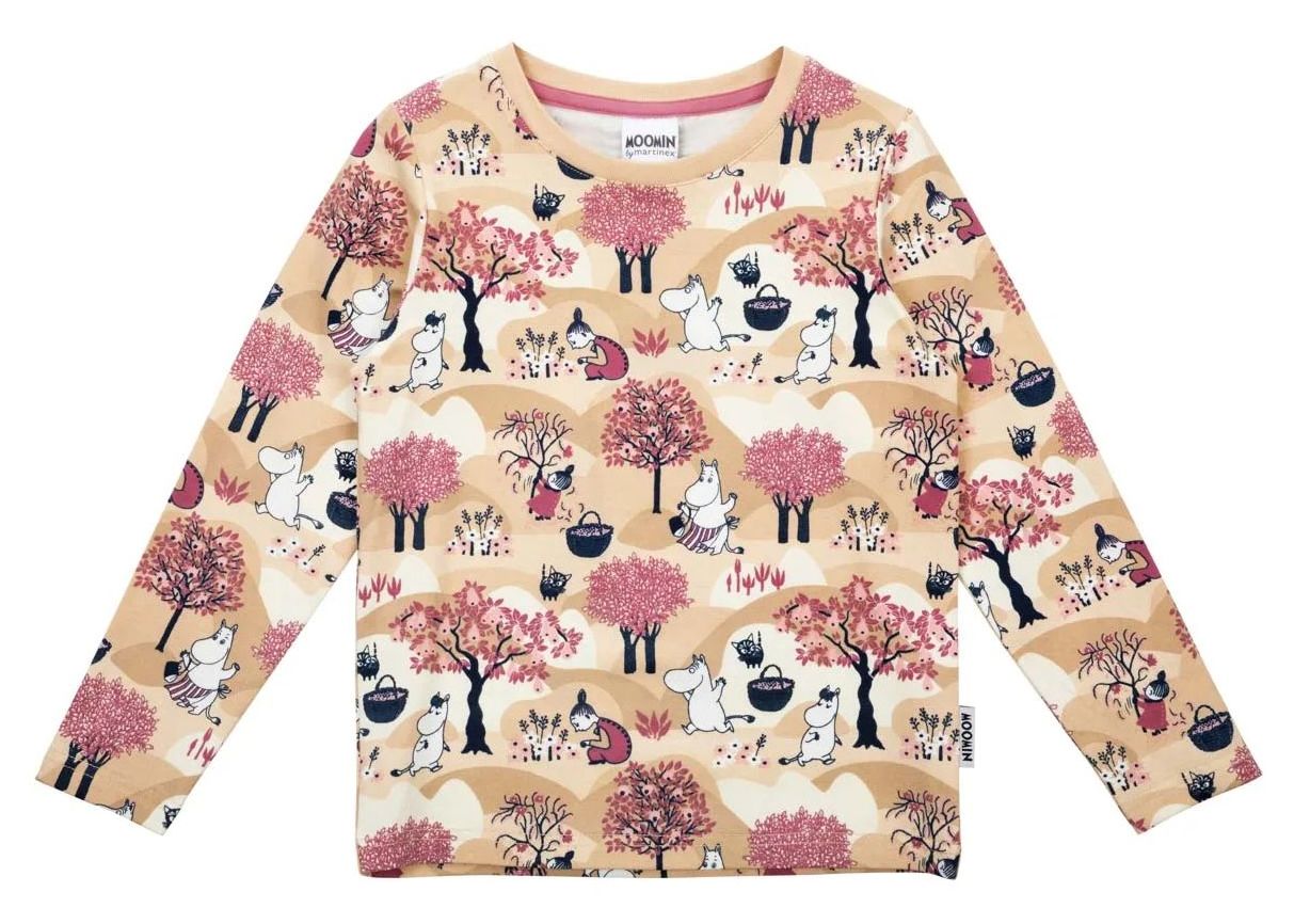 Martinex Langarmshirt Fruit Harvest beige