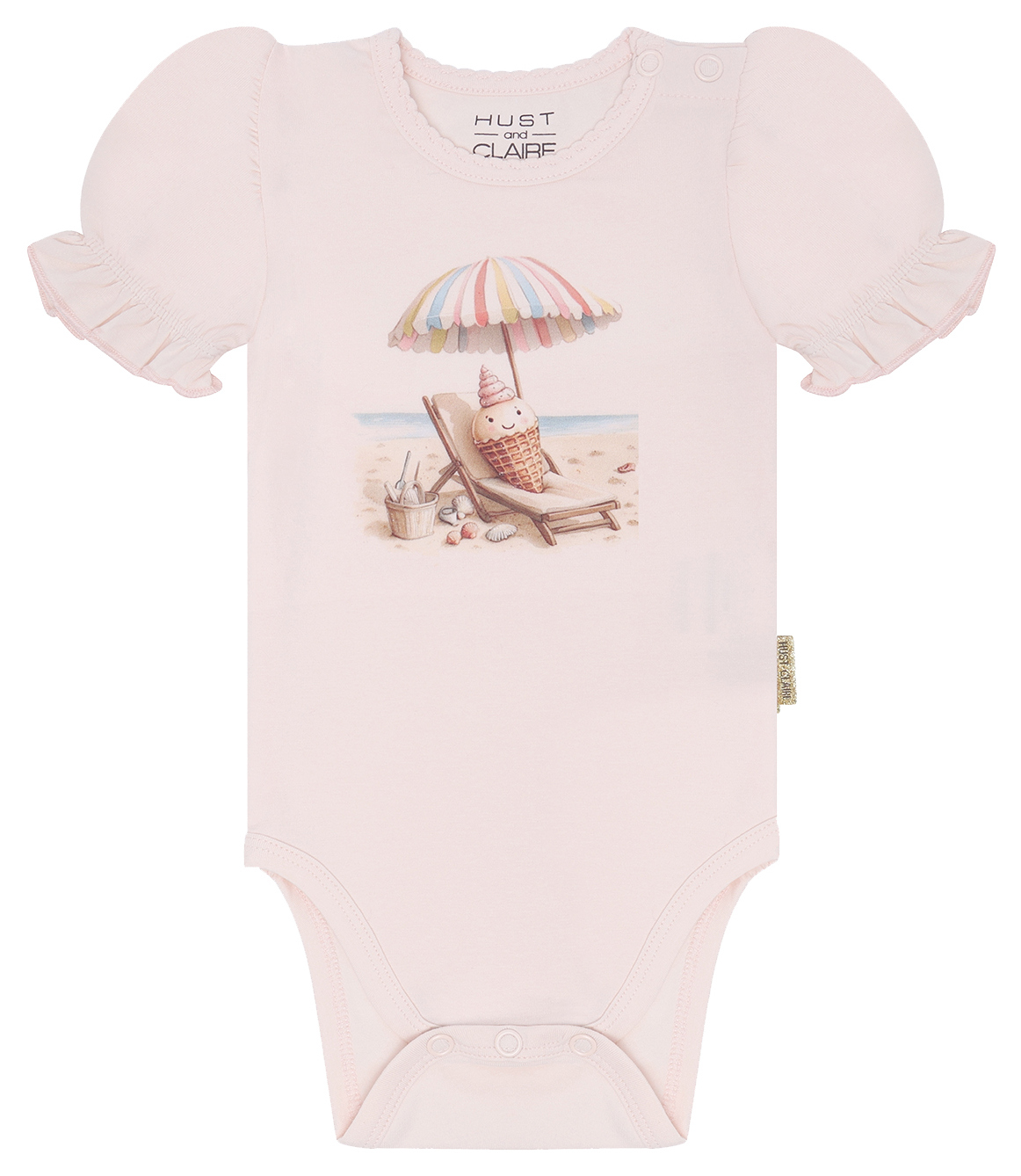 Hust & Claire Baby Body Kurz Sunny Quartz