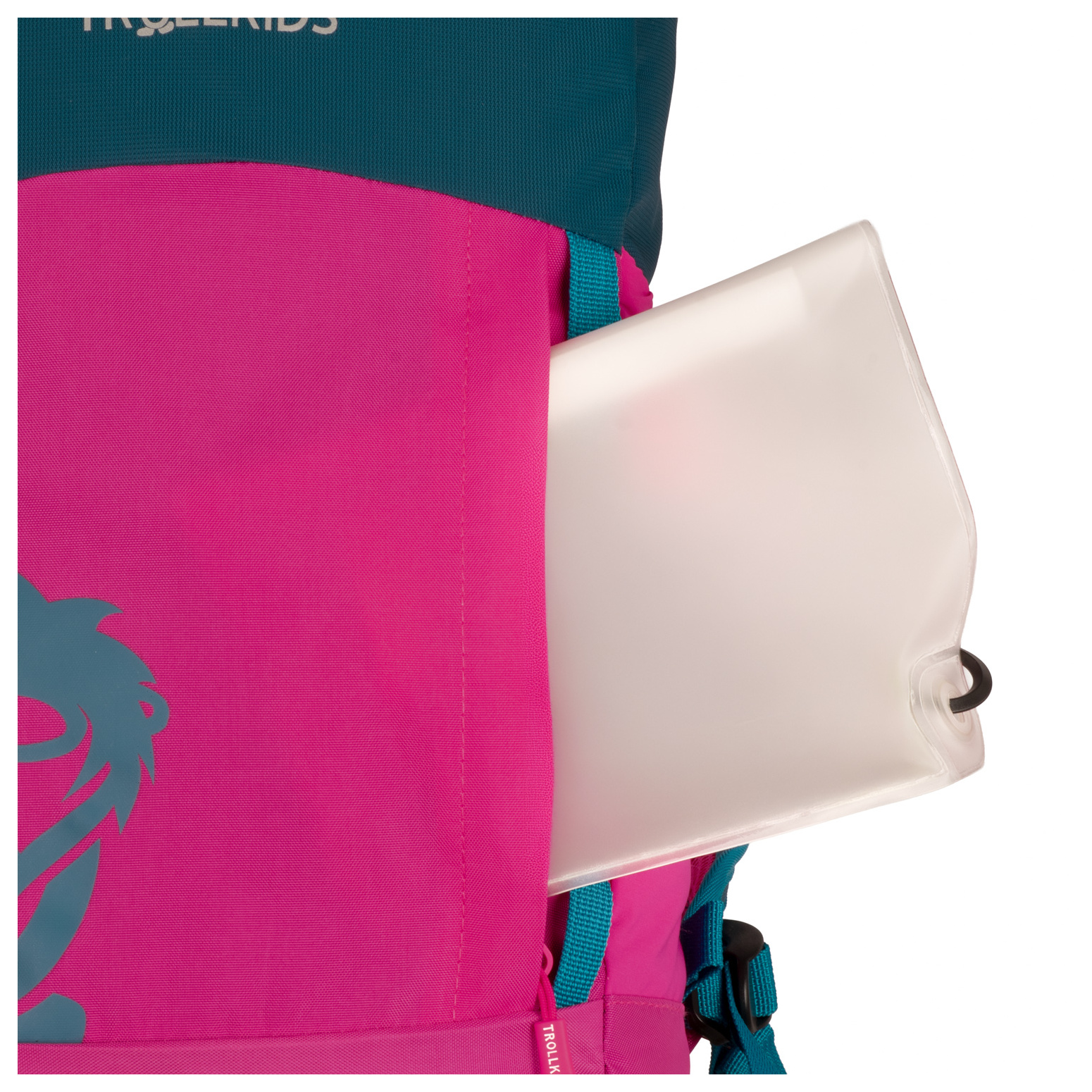 Trollkids Senja Rucksack 15 L Bright Pink/Harbour Blue
