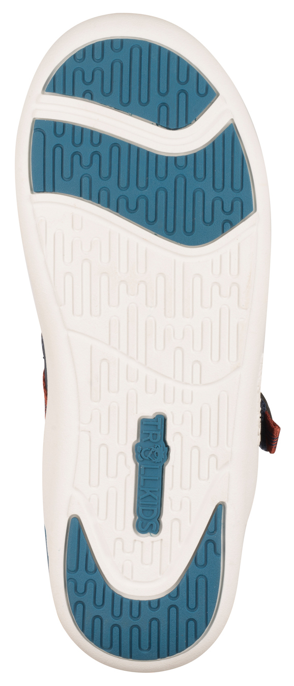 Trollkids Saltfjord Barefoot Sandalen mystic blue/red clay