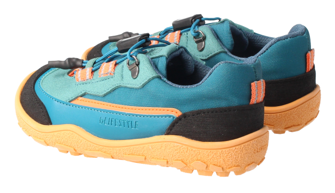 bLIFESTYLE Barfußschuh Landschildkröte TEX petrol