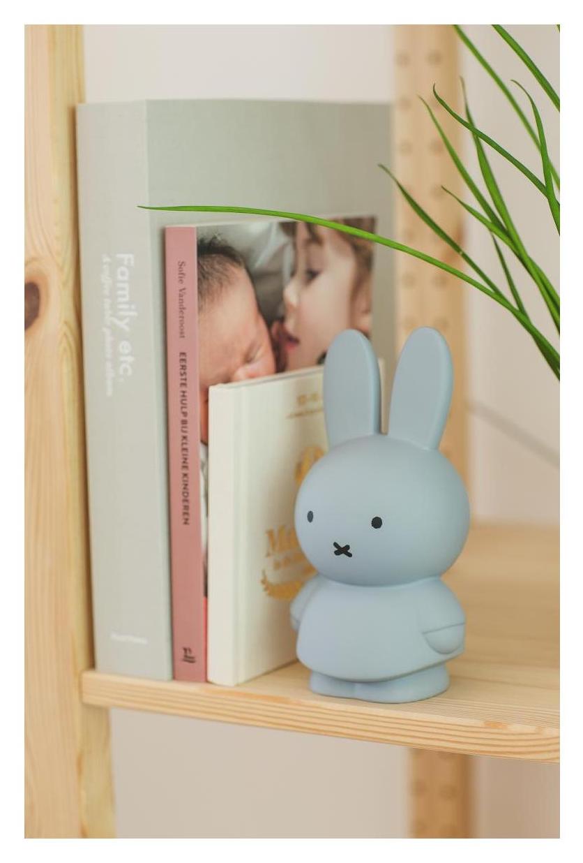 Atelier Pierre Spardose Groß Miffy silver blue 19x10 cm