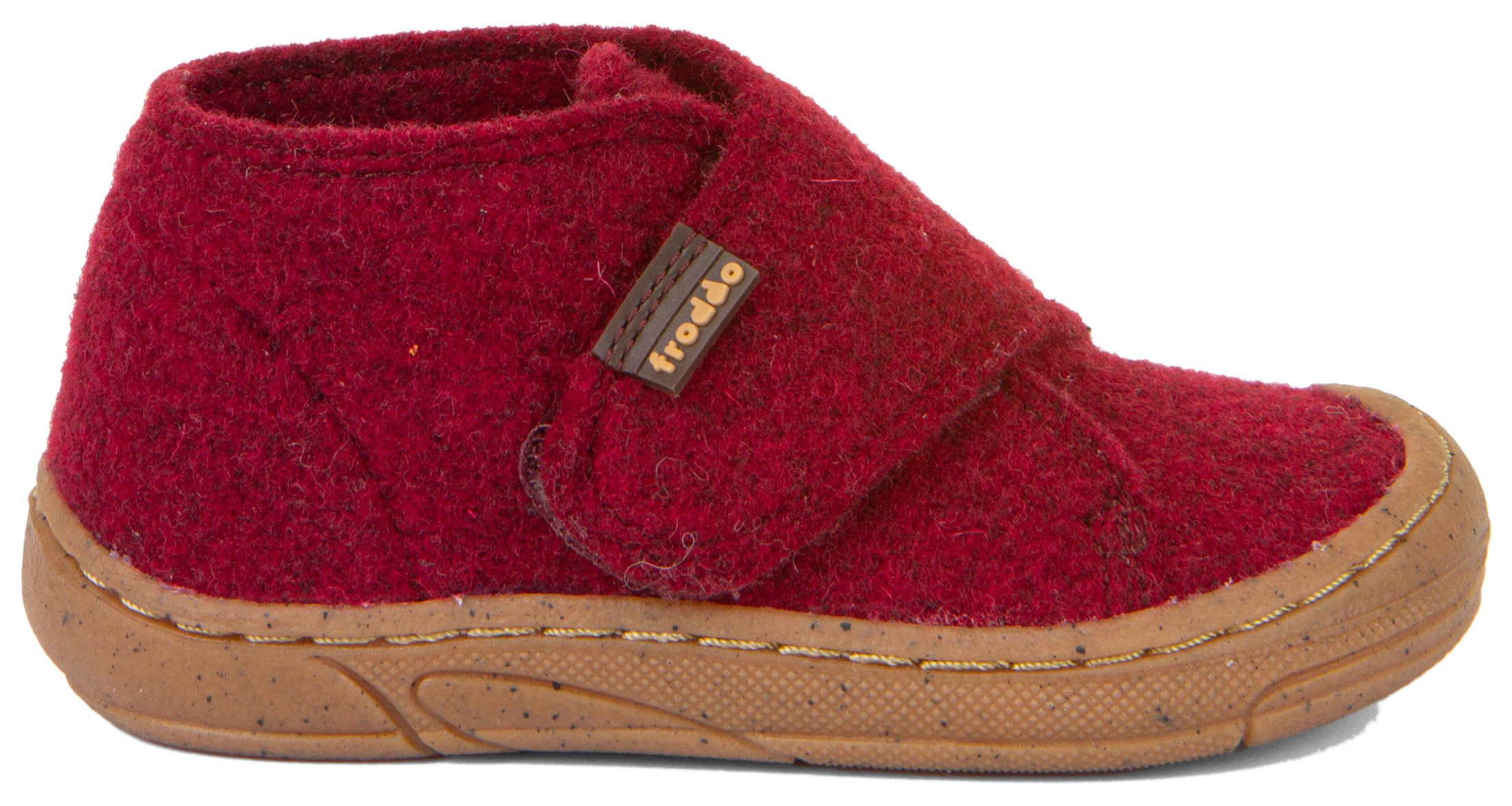 Froddo Baby Hausschuh Wool Klett Bordeaux