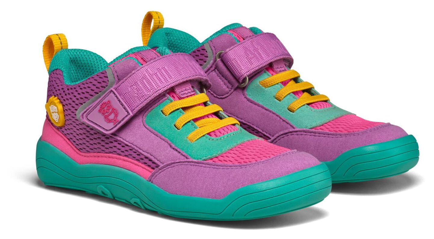 Affenzahn Halbschuh Vegan Cheerly Eule Lila