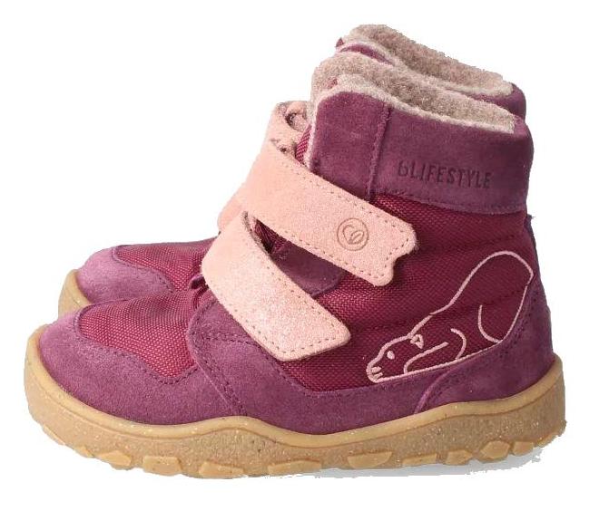 bLIFESTYLE Winterschuh Eisbär Kids pflaume