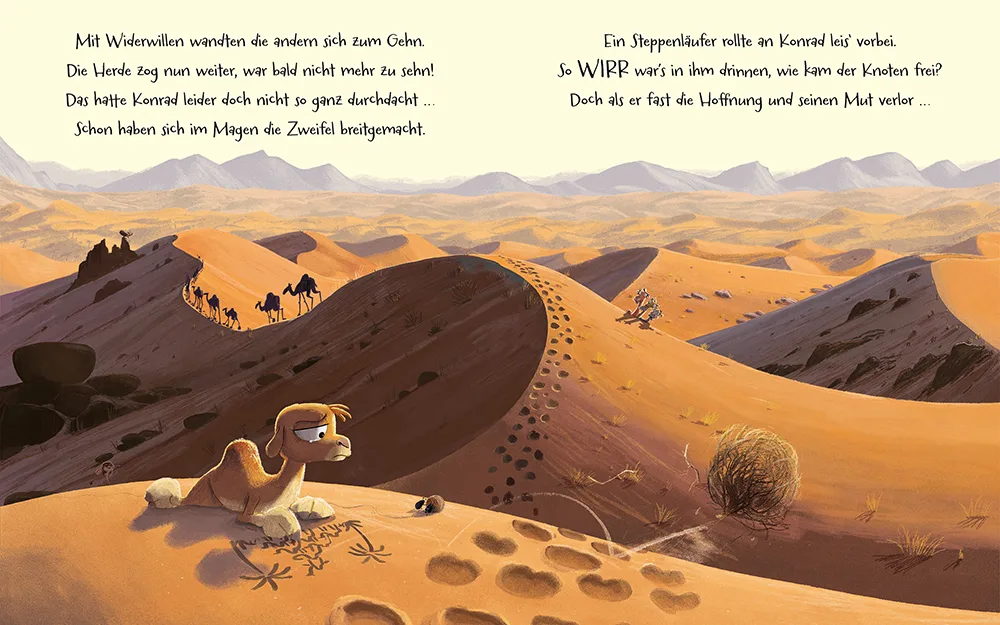 Magellan Das Kamel hat schlechte Laune