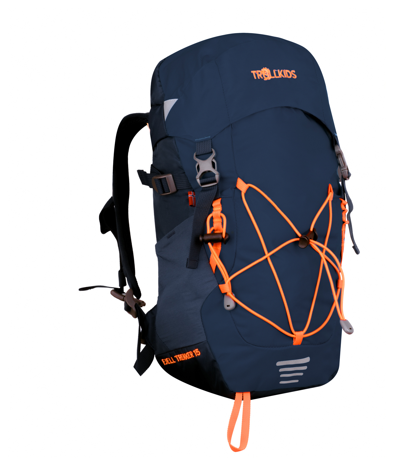 Trollkids Fjell Trekker 15 Rucksack Navy 35x24x14 cm 15L