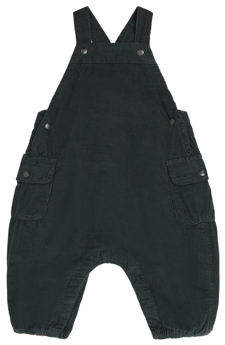 Hust & Claire Baby Latzhose Cord Balsam Green