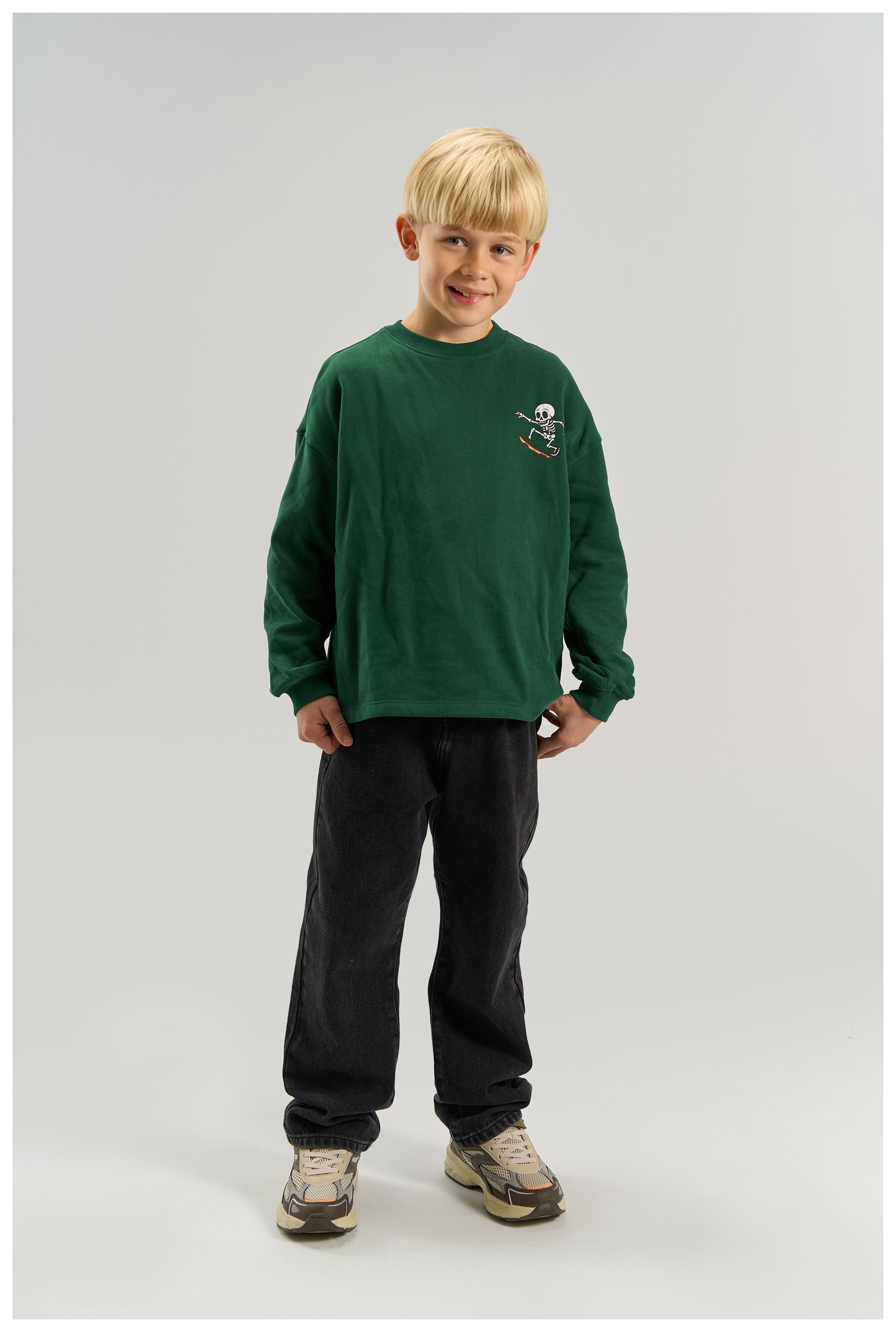 The New Boy Sweatshirt Bug green