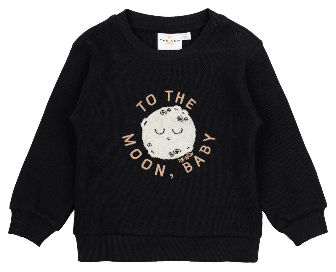 The New Baby Boy Sweatshirt Moon