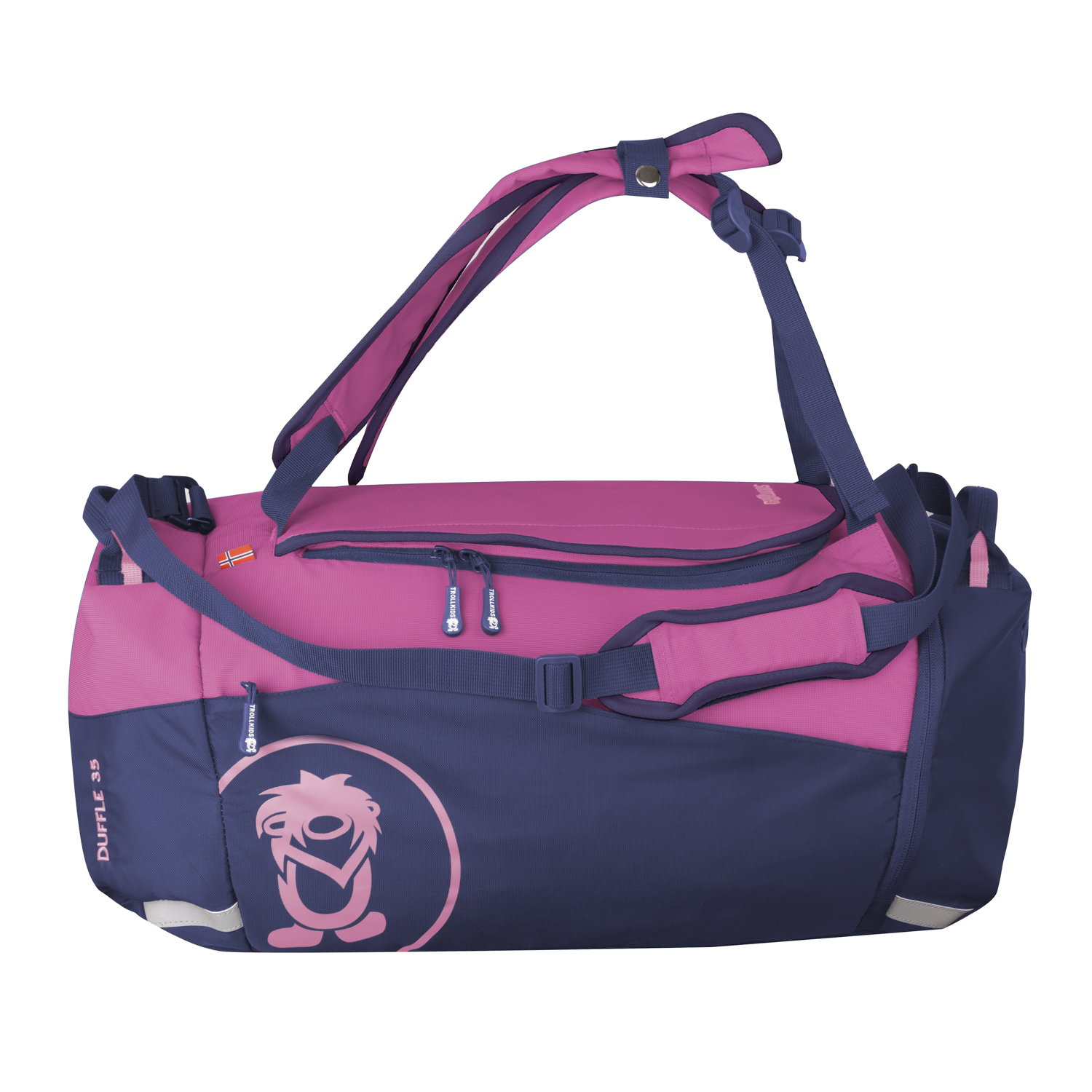Trollkids Duffle Bag Mallow Pink/Violet Blue