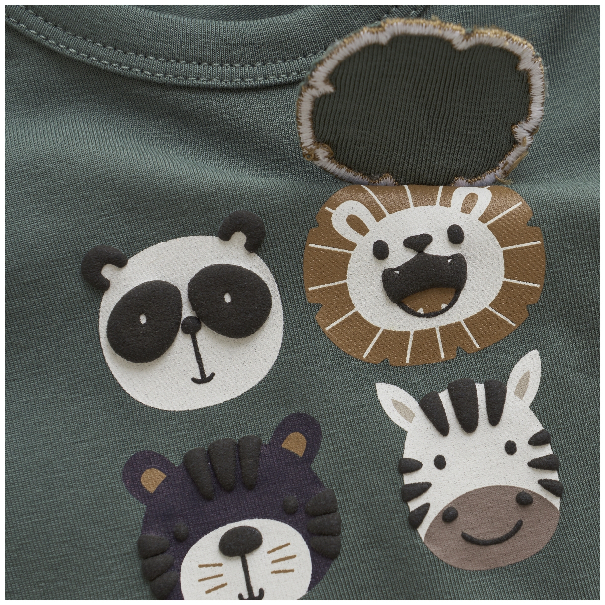 Minymo Baby Body langarm dark forest