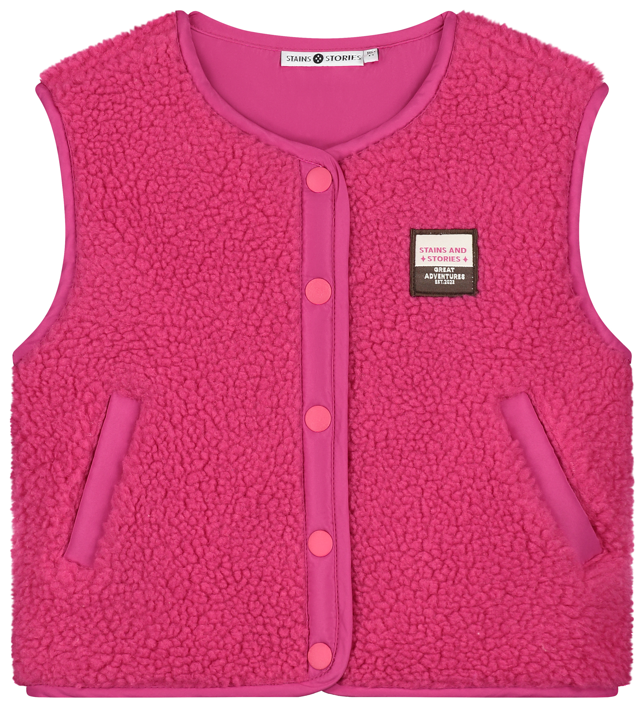 Babyface Girl Teddyweste magenta
