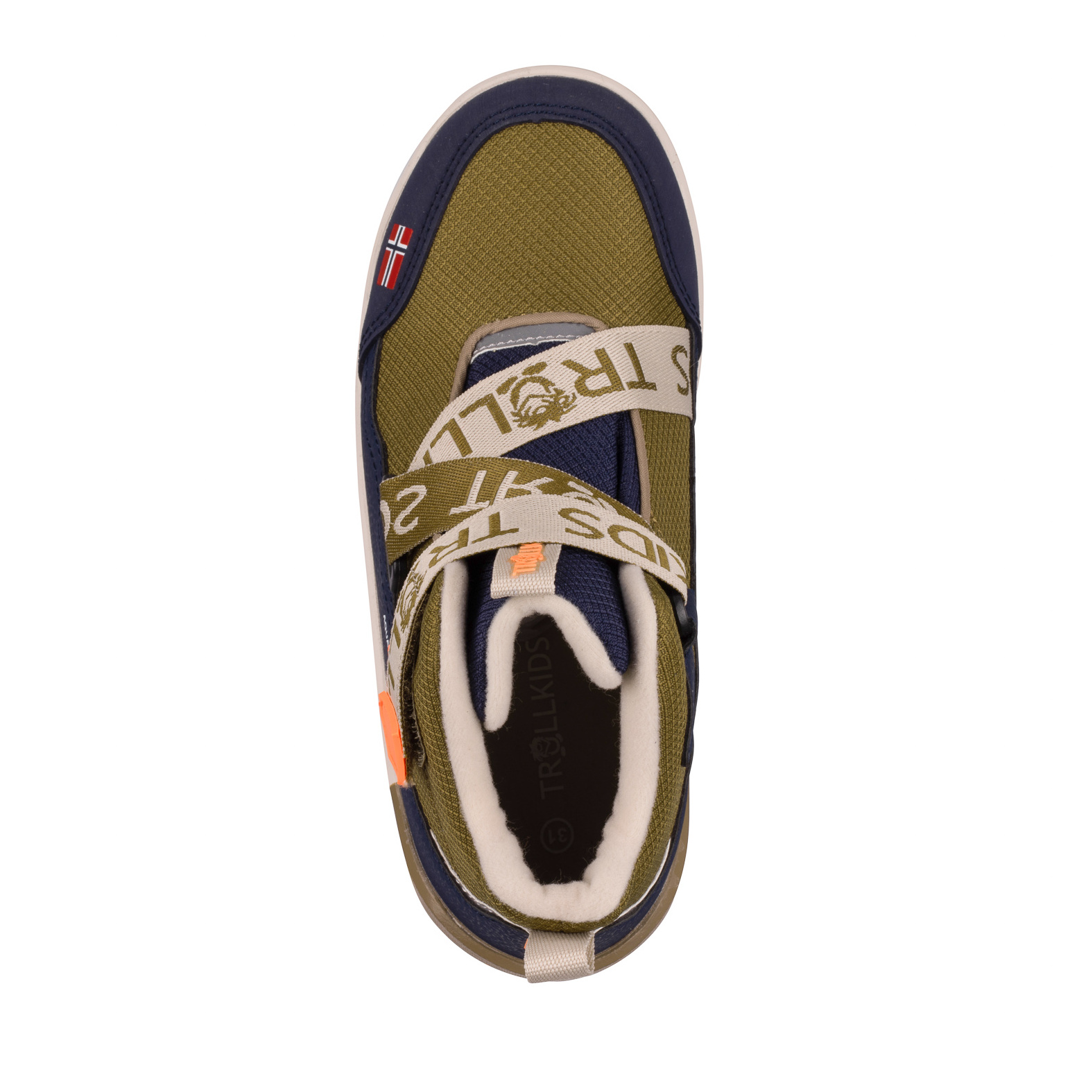 Trollkids Nordfjord Barfuß Winter Hiker Spruce Green/Navy