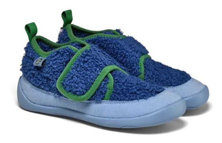 Affenzahn Slipper Hausschuhe Vegan Fleecy Paradiesvogel
