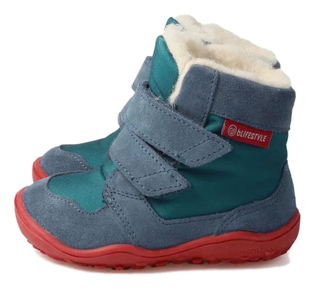 Blifestyle Barfußschuh EISBÄR TEX meerblau