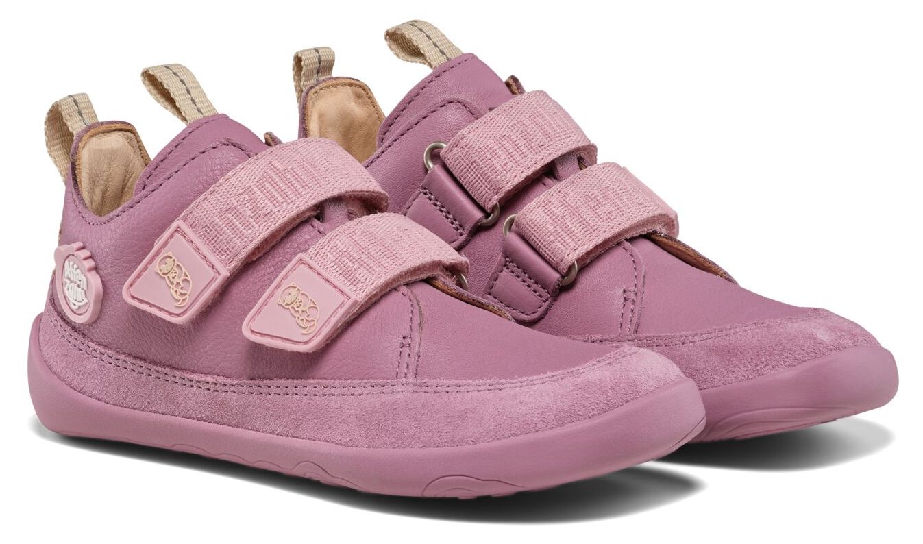 Affenzahn Halbschuh Leder Buddy Otter Lila