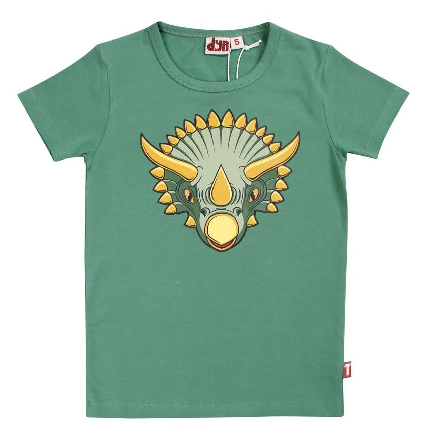 DYR Shirt Dyrgrowl Triceratops Fatique Green