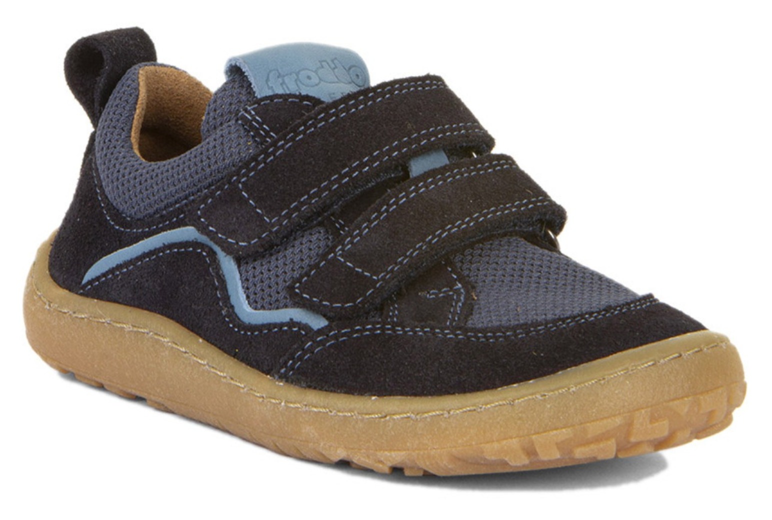 Froddo Base Mesh Barfuss Doppelklett Dark Blue