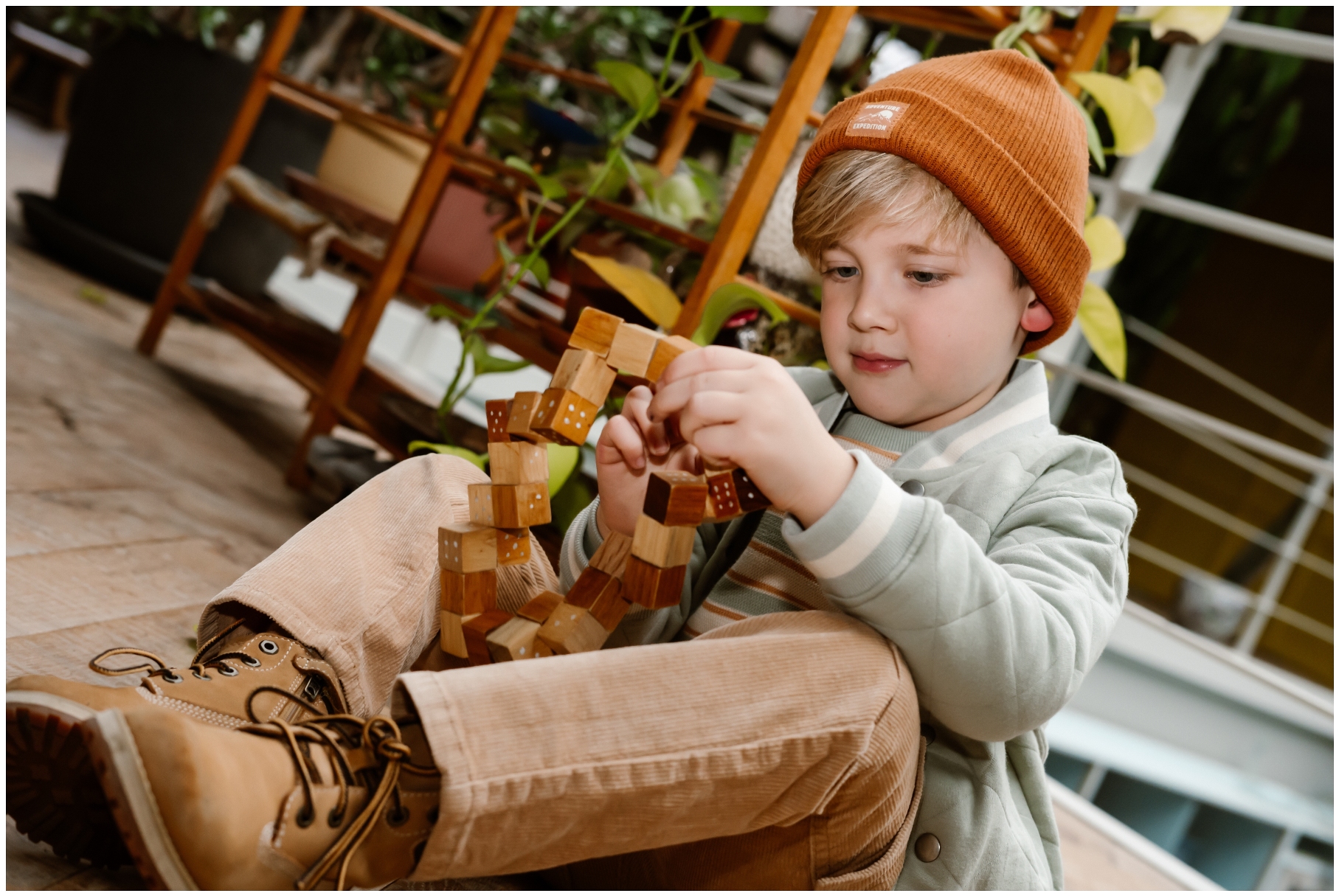 Daily Seven Boy Hose Cord chestnut