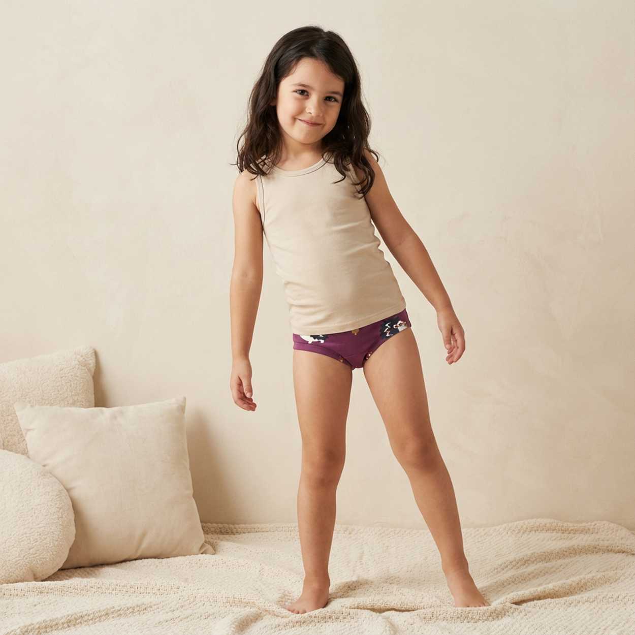 Maxomorra Girl Slip HEDGEHOG