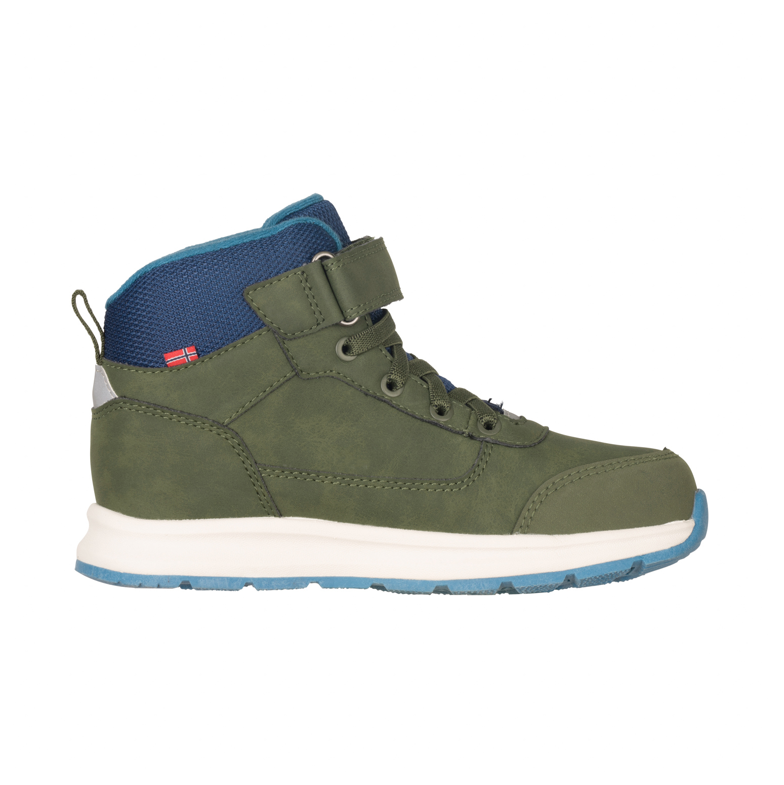 Trollkids Stavanger Mid Cut XT Boots Pine Green/Dark Marine