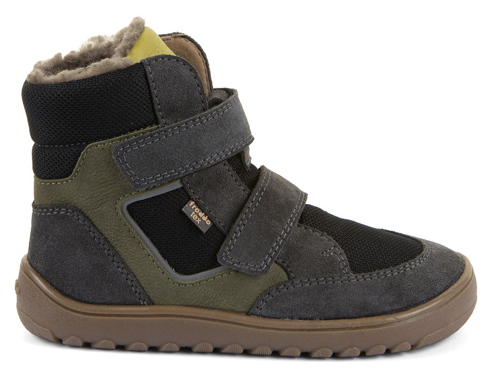 Froddo Barfuss Up Hill Tex Wool Winterboots Grey/Black