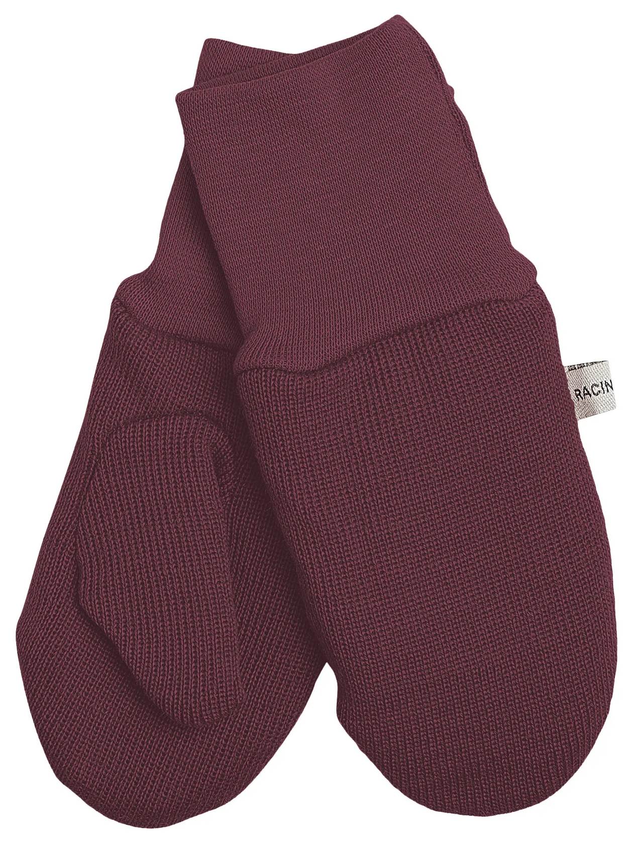 Racing Kids Fausthandschuhe Wolle bordeaux