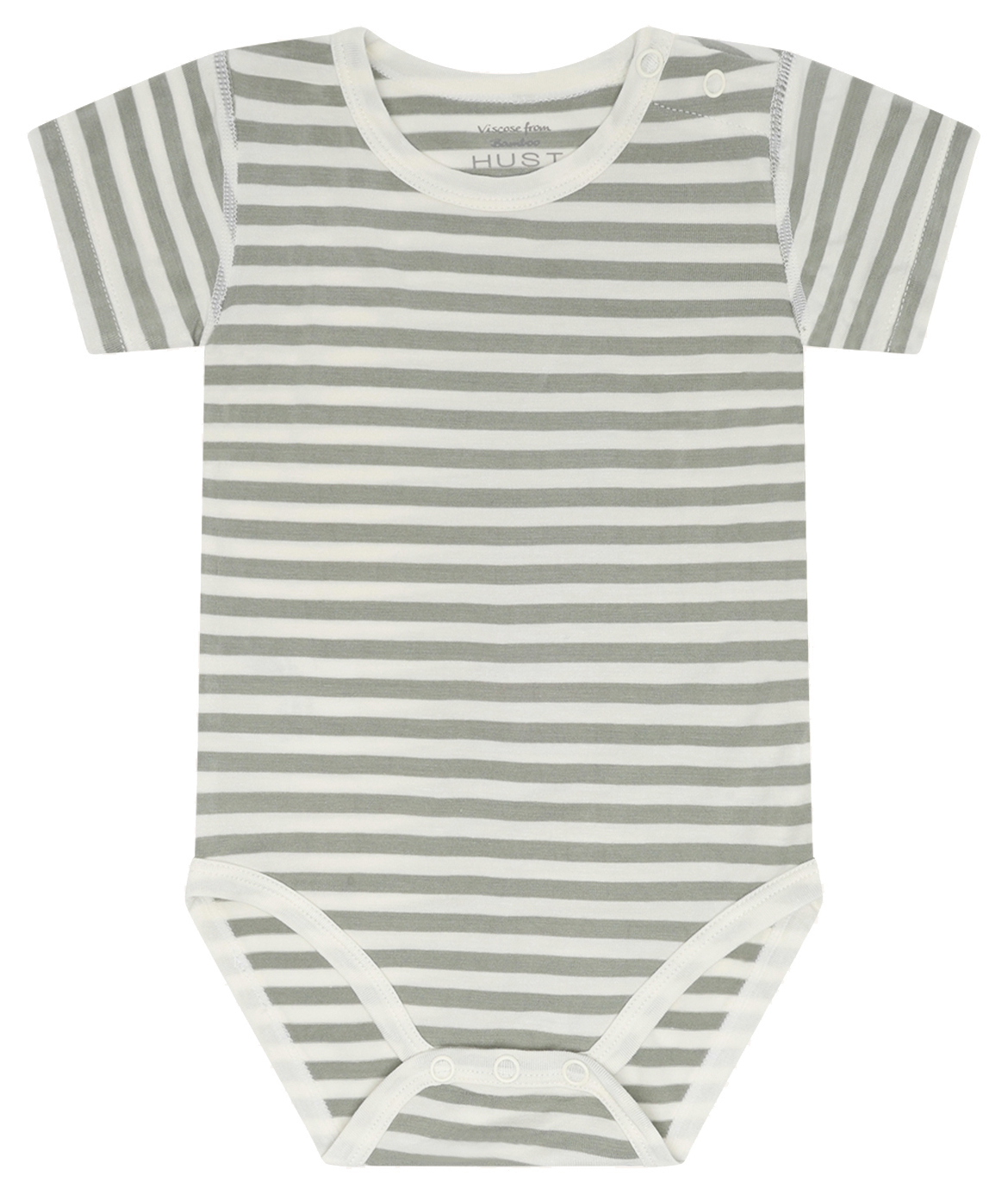 Hust & Claire Baby Body Bambus Kurz Skyway Forest Fog