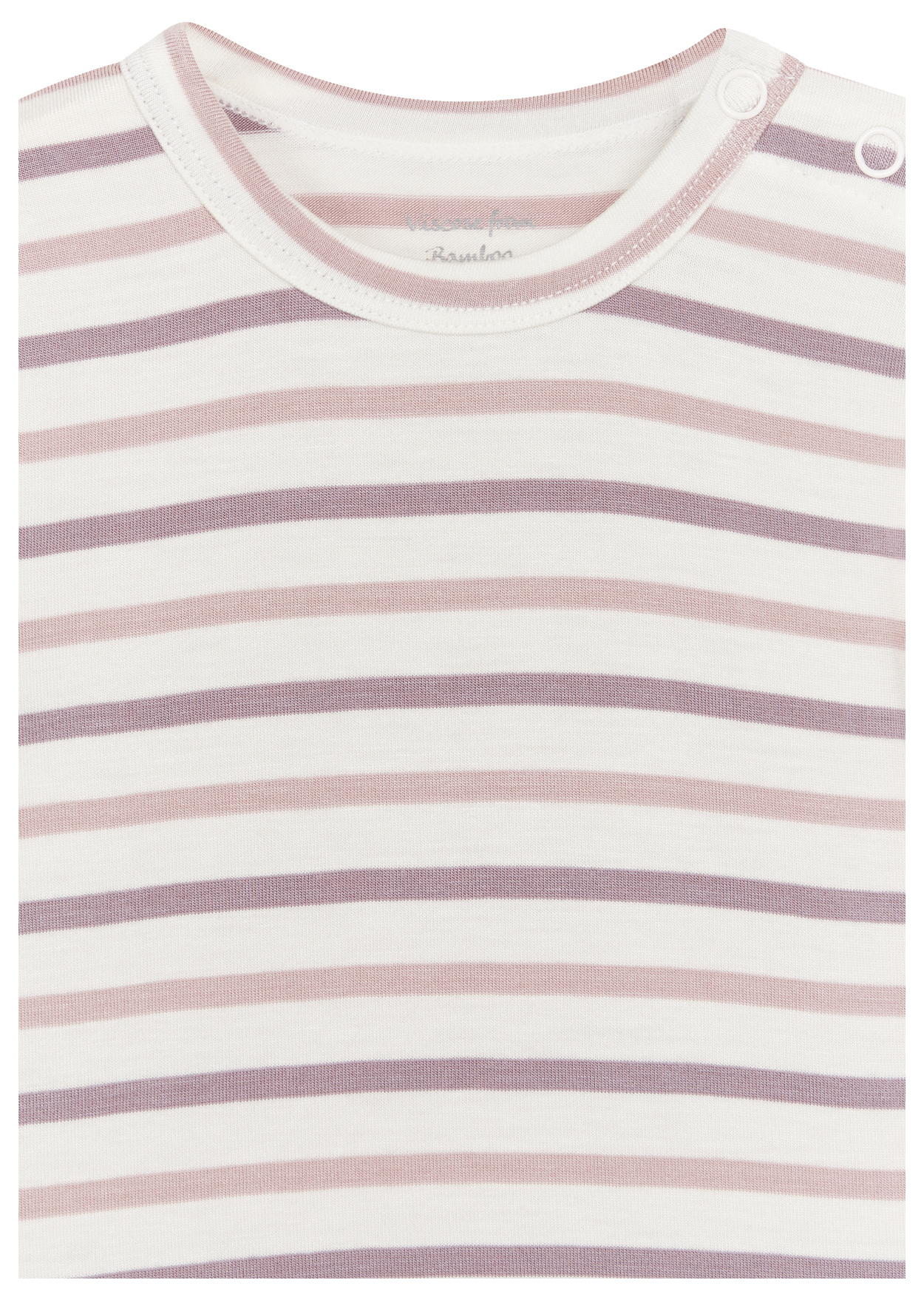 Hust & Claire Baby Bambus Body Kurzarm Heather