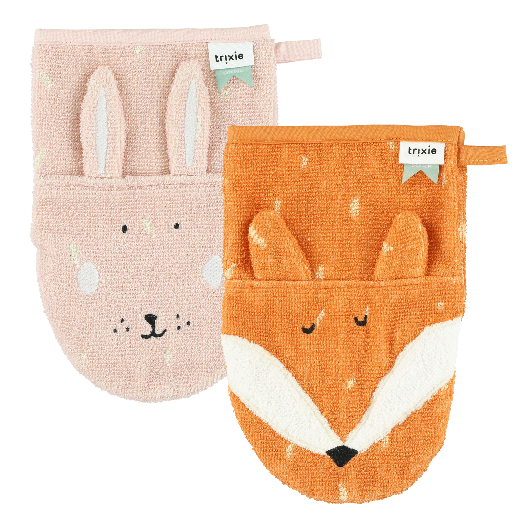 trixie Waschlappen 2erPack Mr. Rabbit