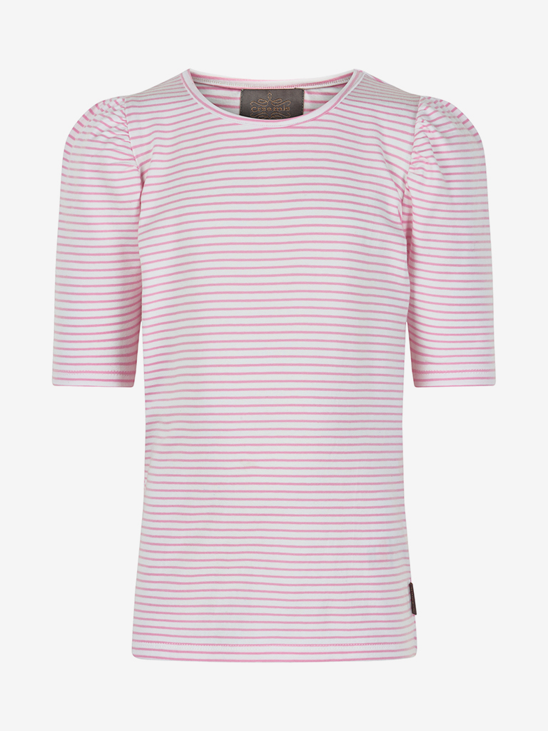 Creamie T-shirt Stripe pink lady