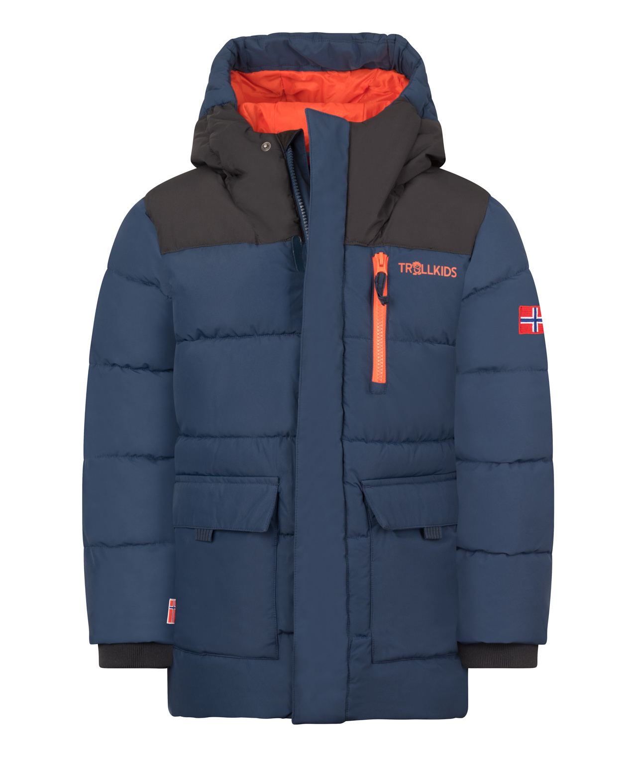 Trollkids Torsvag Parka Mystic Blue/Black