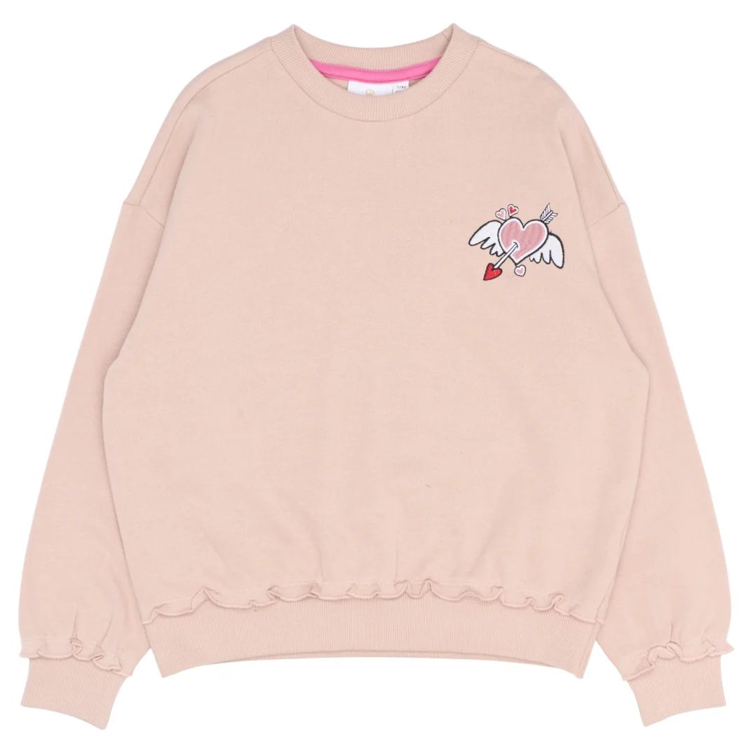 The New Girl Sweatshirt Adobe Rose
