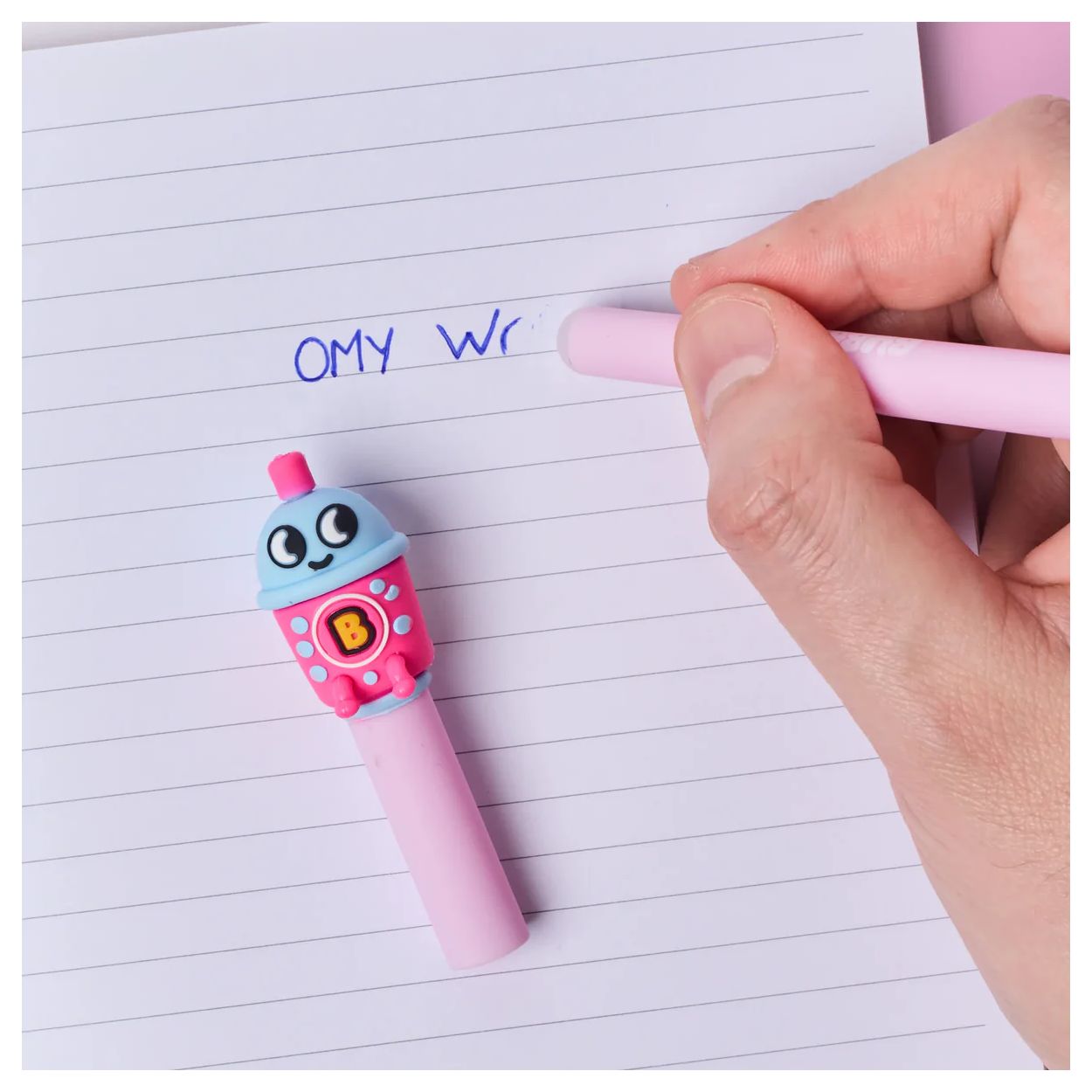 OMY AST PEN BUDDIES blue Bubble