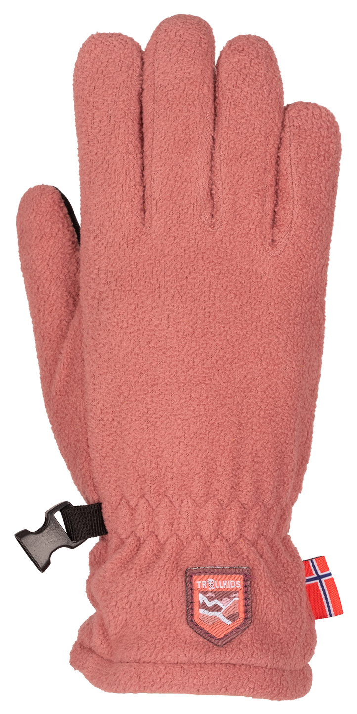 Trollkids Eikedalen Fleece Glove Frozen Berry